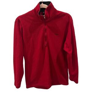 Patagonia 1/4 Zip Fleece Pullover‎ Red Small Gorpcore